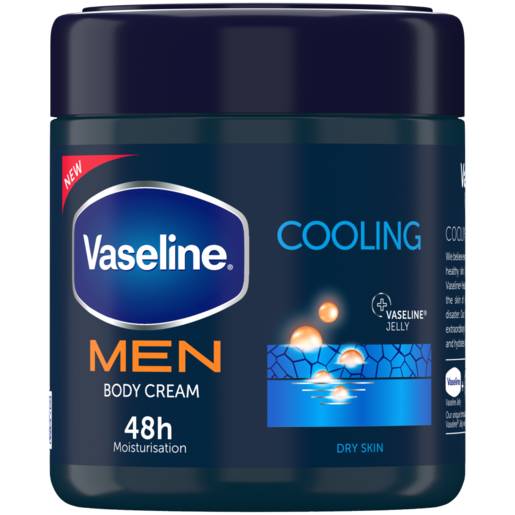Vaseline Men Cooling Body Cream 400ml